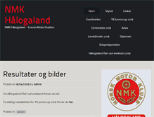 Tablet Screenshot of nmkhalogaland.no